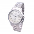 Alexandre Christie AC 1008 SIlver White Number Man NEW MDBSSSLNU